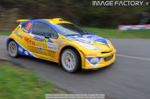 2008-04-19 Rally 1000 Miglia 0316 Cavallini-Zanella - Peugeot 207 S2000